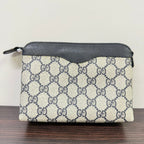 Gucci GG Pouch FM0224 Beige Canvas Clutch Bag
