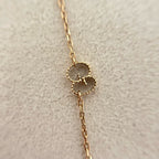 Gucci 18K Yellow Gold Necklace 41-43cm Flower Design