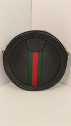 Gucci Ophidia Black Leather Crossbody Bag,