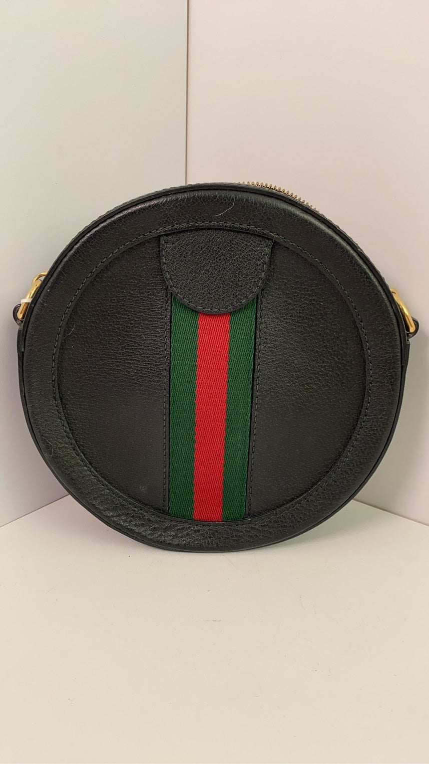 Gucci Ophidia Black Leather Crossbody Bag,