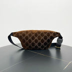 Gucci GG Supreme Brown Waist Bag