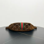 Gucci GG Supreme Brown Waist Bag