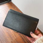 Gucci   Interlocking Leather Chain Shoulder Bag Black - AF939
