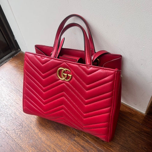 Gucci Marmont Top Handle 2Way Handbag AG137