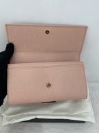 Gucci   GG Marmont Pink Leather Wallet
