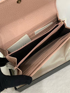 Gucci   GG Marmont Pink Leather Wallet