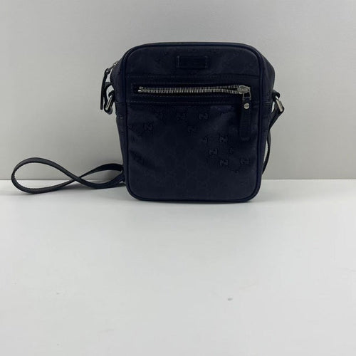 Gucci GG Embossed Black Low Key Camera Bag