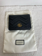 Gucci GG Marmont Black Leather Wallet