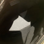 Gucci GG Monogram Black Shoulder Bag - Canvas, Medium