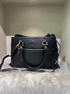GUCCI GG Marmont Black Leather Shoulder Bag