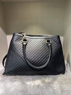 GUCCI GG Marmont Black Leather Shoulder Bag