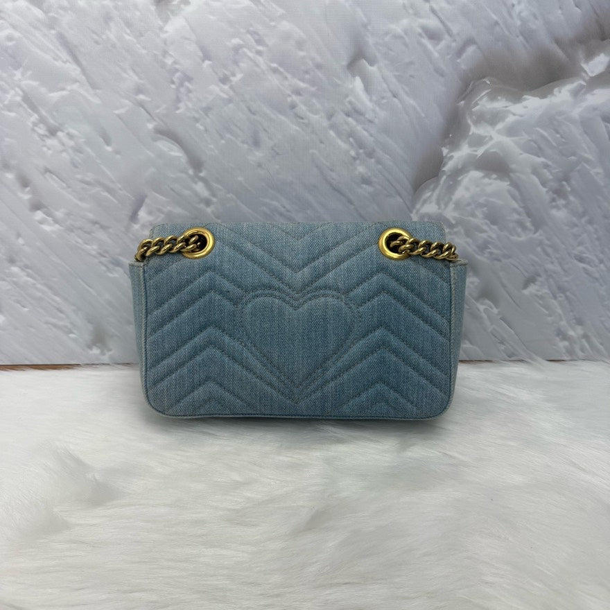 Gucci Marmont Bag Denim