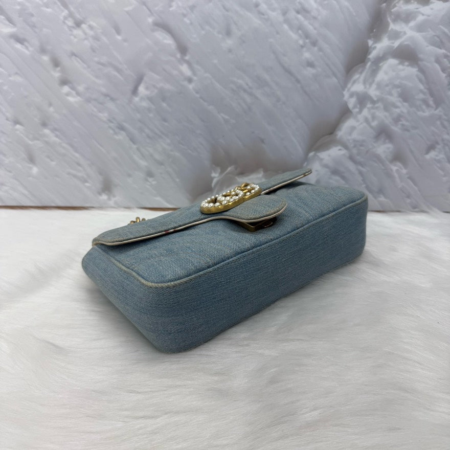 Gucci Marmont Bag Denim