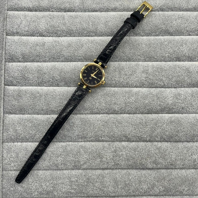 Gucci QZ Watch 21.5mm GP/Leather 16cm zn6642F