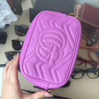 Gucci camera bag purple