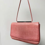 GUCCI Pink Lizard Shoulder Bag - Vintage Style