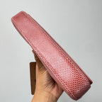 GUCCI Pink Lizard Shoulder Bag - Vintage Style