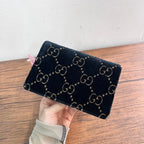 Gucci Suede&Leather Chain Shoulder Bag