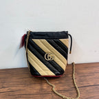 Gucci Leather Chain Shoulder Bag
