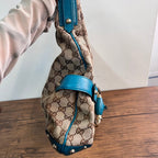Gucci Canvase&Leather Hobo Bag