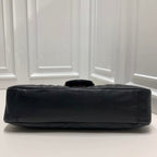 Gucci Marmont Black GG Cowskin Shoulder Bag - BJ1101704065