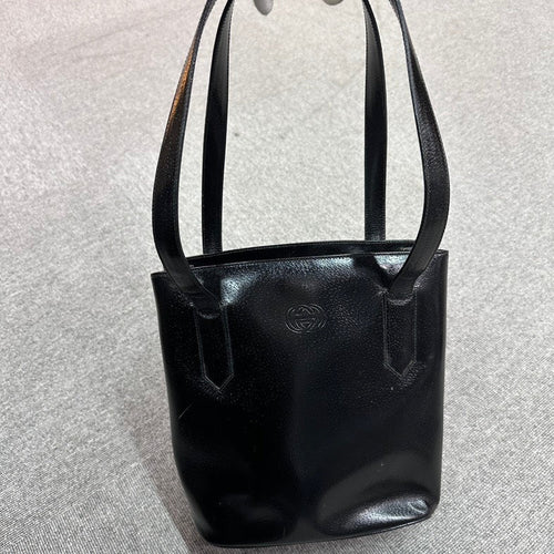 Gucci Black BVJ Tote Bag -  Leather Style