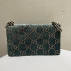Gucci Dionysus Limited Edition Green Velvet Shoulder Bag