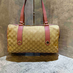 🛍️  Gucci monogram Boston bag