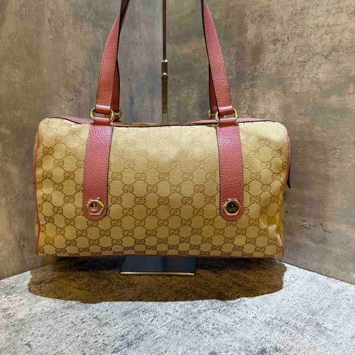 🛍️  Gucci monogram Boston bag