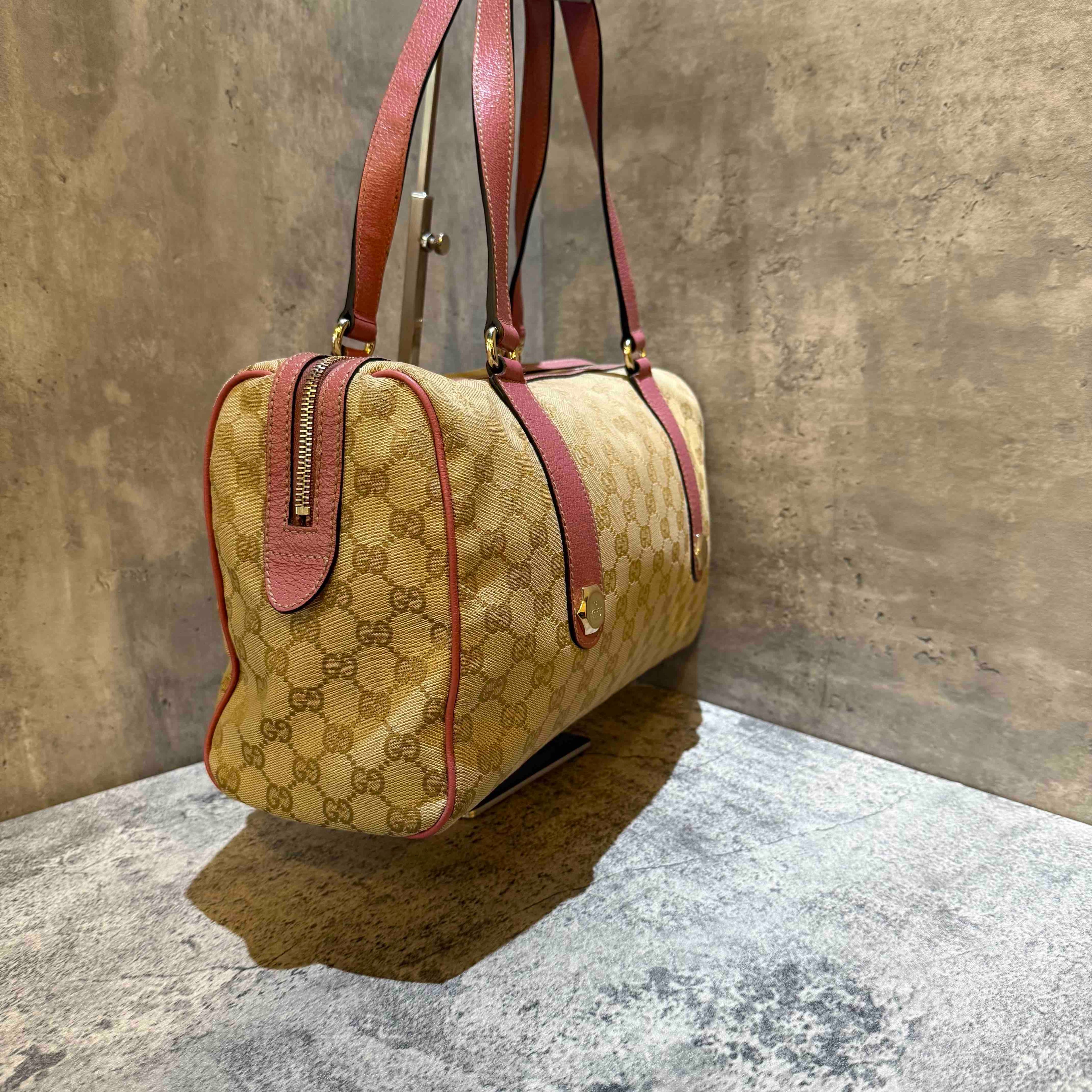 🛍️  Gucci monogram Boston bag