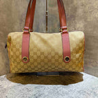 🛍️  Gucci monogram Boston bag