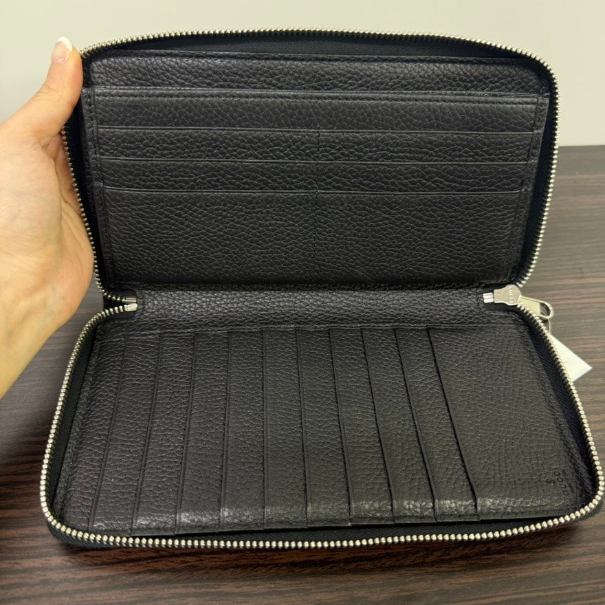 Gucci GG Leather Zippy Wallet LB114569