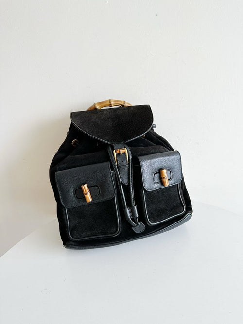 Vintage Gucci Chamois Backpack 30x30x10cm