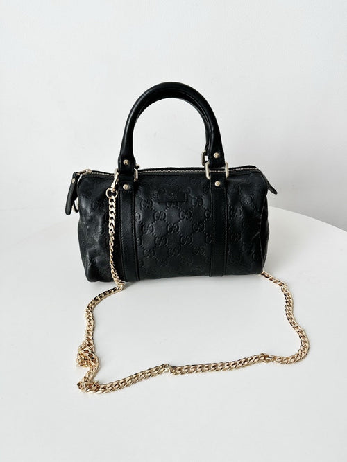 Gucci Boston Bag mini Black 24x13x10cm