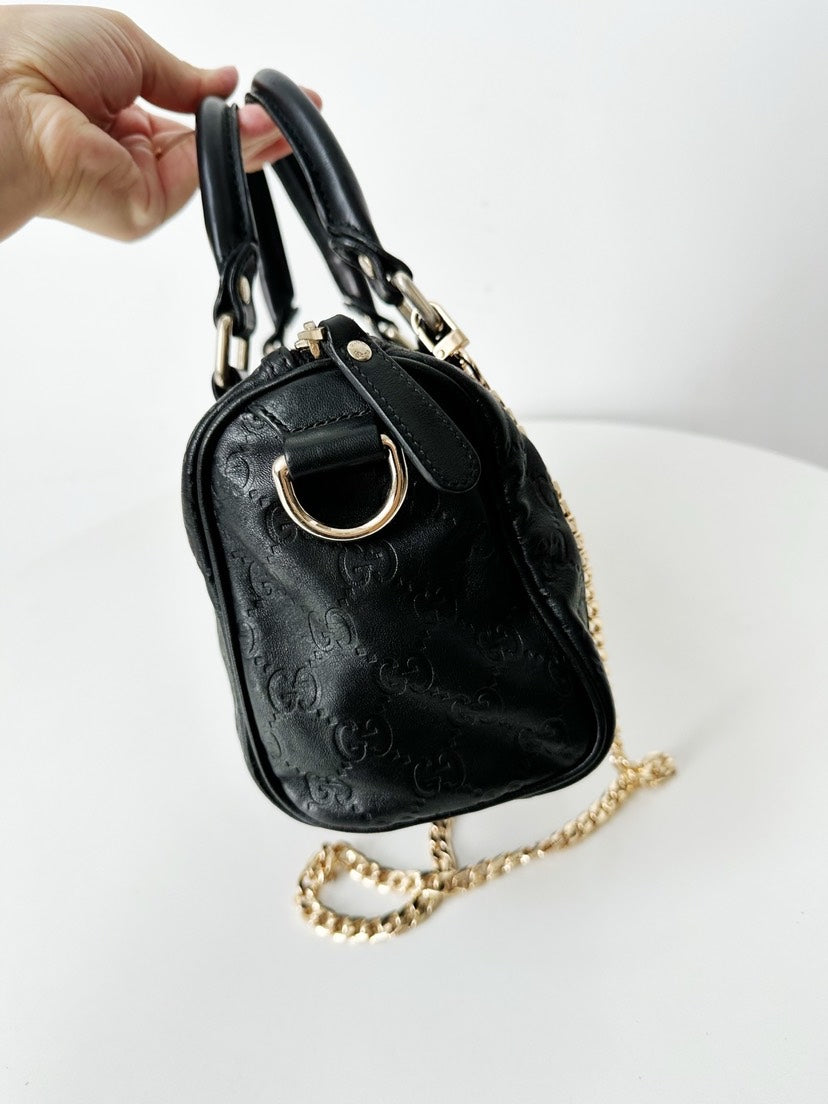 Gucci Boston Bag mini Black 24x13x10cm