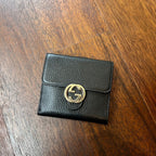 Gucci Leather Compact Wallet AG444