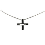 Gucci Cutout G Cross SV925 Necklace