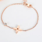Louis Vuitton BLOSSOM SERIES SINGLE FLOWER DIAMOND COLLARBONE BRACELET