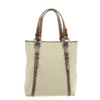 CELINE Macadam Canvas Tote Bag Beige  rd1003
