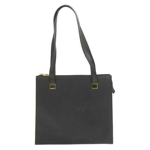 CELINE Shoulder Bag PVC Leather Black  rd1157