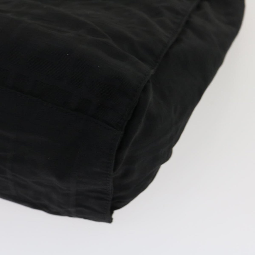FENDI Zucca Canvas Tote Bag Nylon Blackrd2078