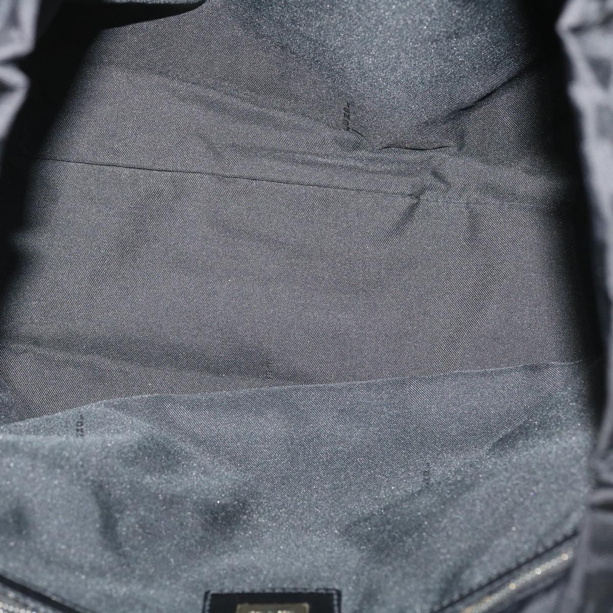 FENDI Zucca Canvas Tote Bag Nylon Blackrd2078