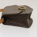 CELINE Macadam Canvas 2Way Shoulder Bag Brown  rd2081