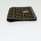 FENDI Zucca Canvas Wallet Brown Black  rd2162