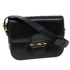 CELINE Shoulder Bag Leather Black  rd3515