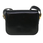 CELINE Shoulder Bag Leather Black  rd3515