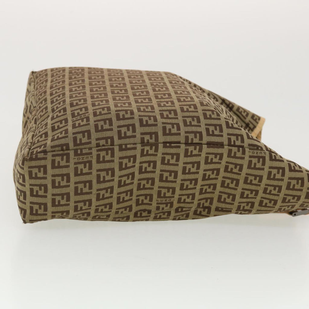 FENDI Zucchino Canvas Tote Bag Beige 3677/8BH006028  rd4733