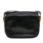 CELINE Horse Carriage Shoulder Bag Leather Black  rd4963