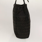 FENDI Zucchino Canvas Tote Bag Black 32028BH019028  rd5035