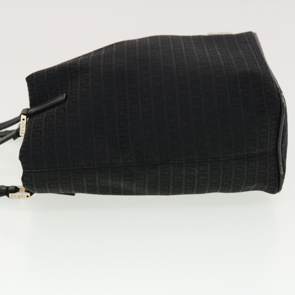 FENDI Zucchino Canvas Tote Bag Black 2415-8BH051-029  rd5147